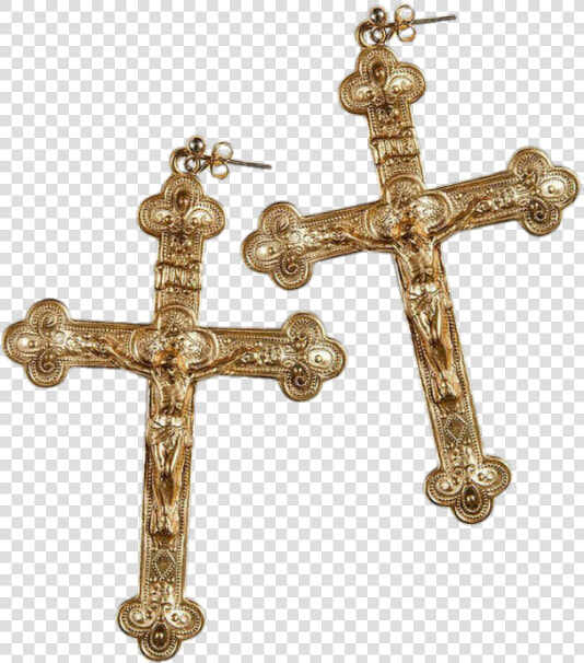 Image   Crucifix Aesthetic Gold Png Transparent  Png DownloadTransparent PNG