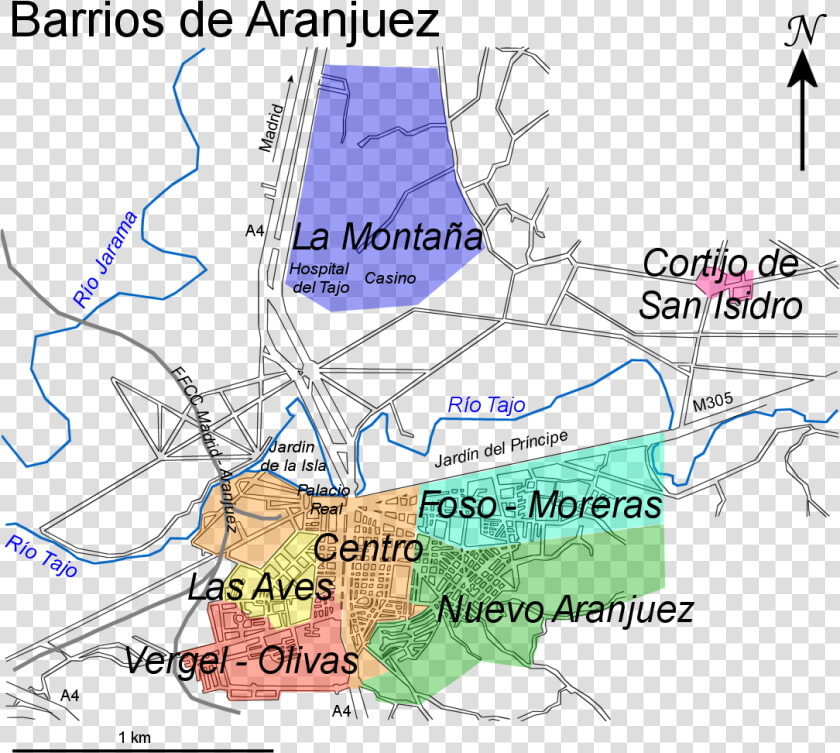 File   Aranjuez barrios   Mapa Barrios Madrid  HD Png DownloadTransparent PNG