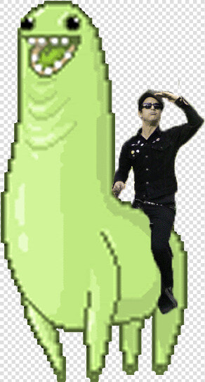 Dance Gif Png Meme Transparent Funnypictures   Green Llama  Png DownloadTransparent PNG