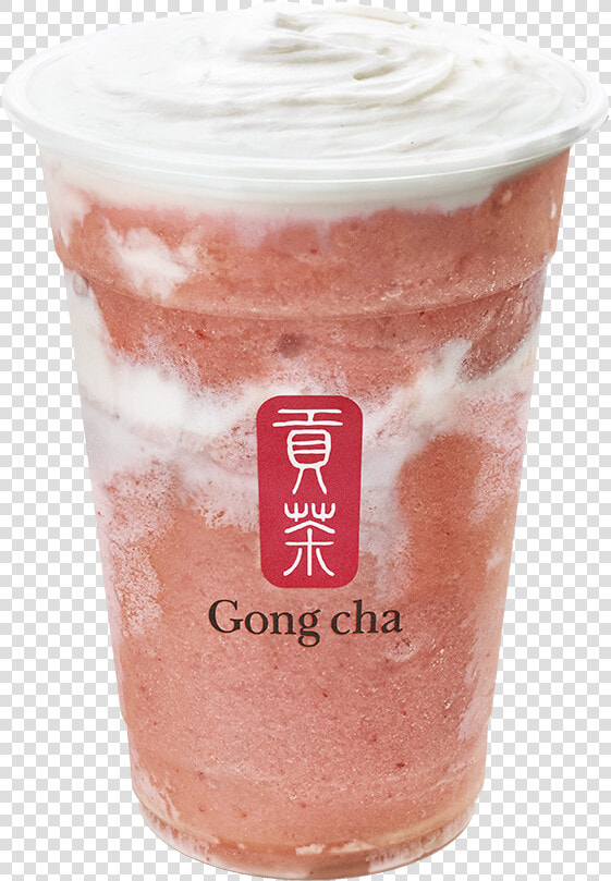 Strawberry Cream Smoothie Gong Cha  HD Png DownloadTransparent PNG