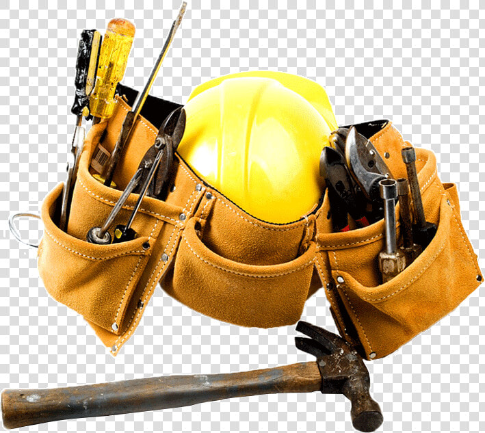 Transparent Contractor Tools Clipart   Hard Hat And Tool Belt  HD Png DownloadTransparent PNG