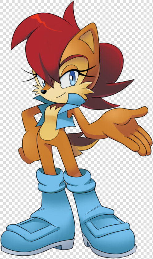 Archie Sonic Comics Sally Acorn  HD Png DownloadTransparent PNG