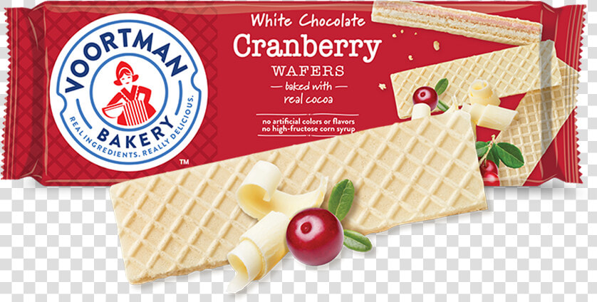 White Chocolate Cranberry Wafers   Voortman Strawberry Wafer Cookies  HD Png DownloadTransparent PNG