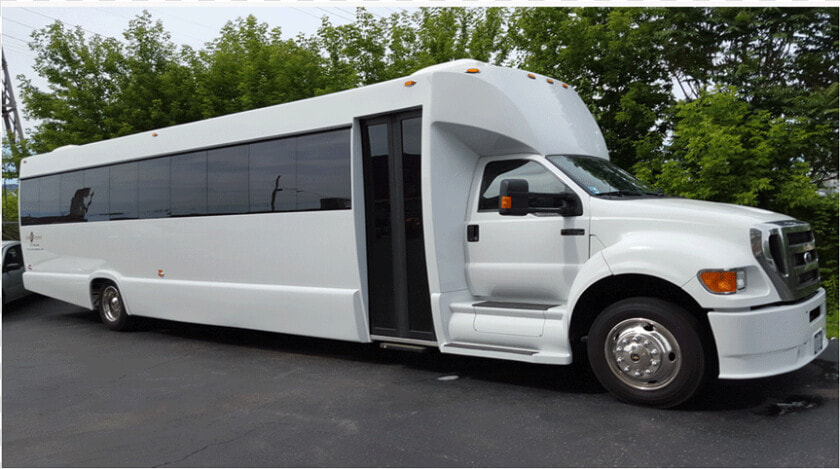 White Limo Party Bus  HD Png DownloadTransparent PNG