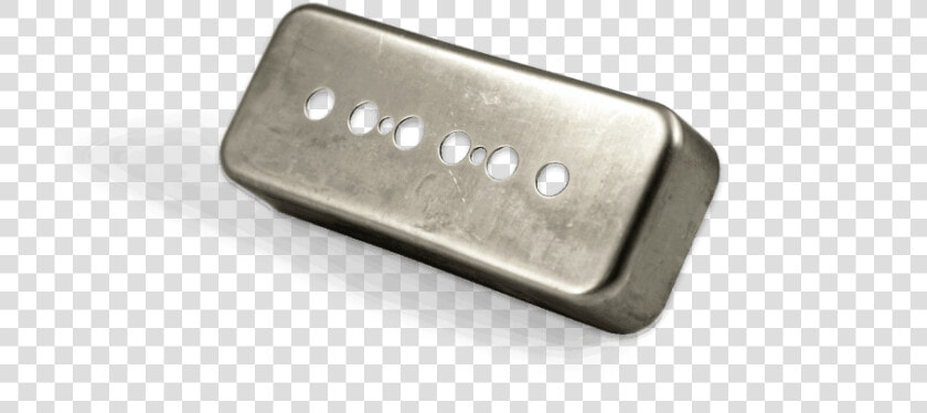 Lindy Fralin P90 Soapbar Cover Raw Nickel   Silver  HD Png DownloadTransparent PNG