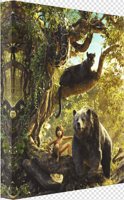 Jungle Book Canvas   Jungle Book 2016 Square  HD Png DownloadTransparent PNG