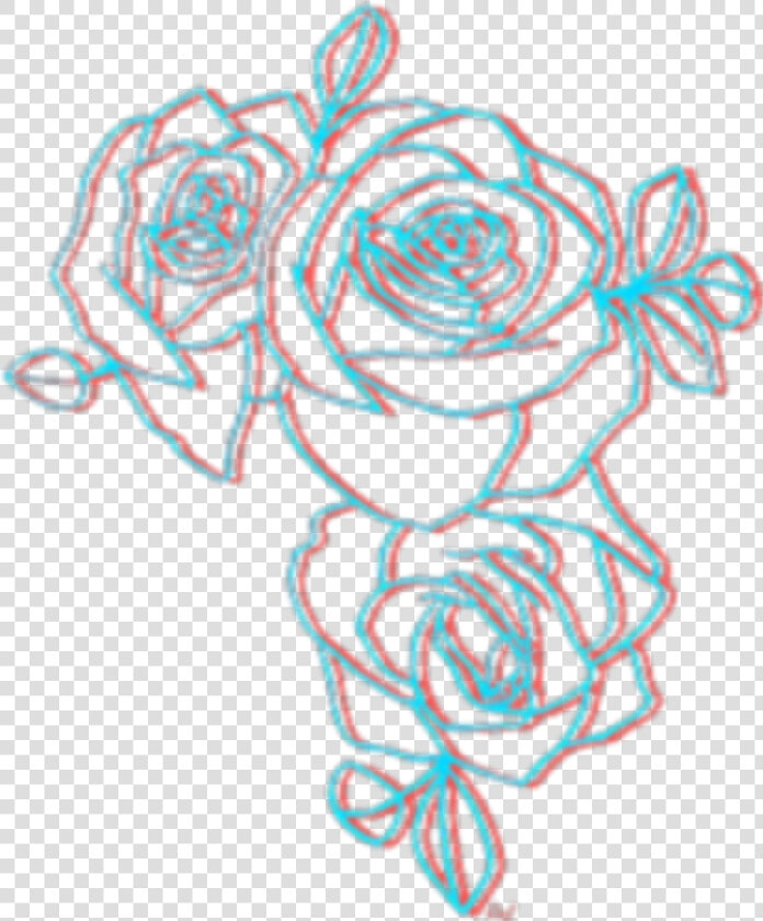  rose  glitch  glitchy  aesthetic  tumblr   Aesthetic Flower Drawing Png  Transparent PngTransparent PNG