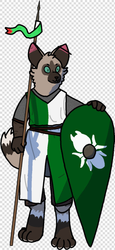 My Fursona In 11th Century Warrior Outfit   Cartoon  HD Png DownloadTransparent PNG