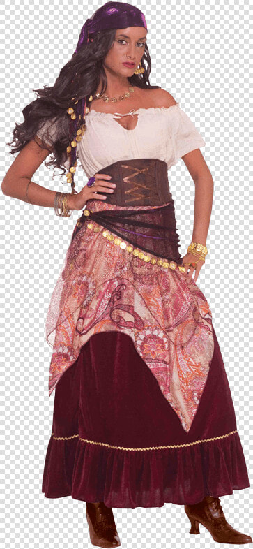 Gypsy Wanderer Women S Costume   Gypsy Fortune Teller Costume  HD Png DownloadTransparent PNG