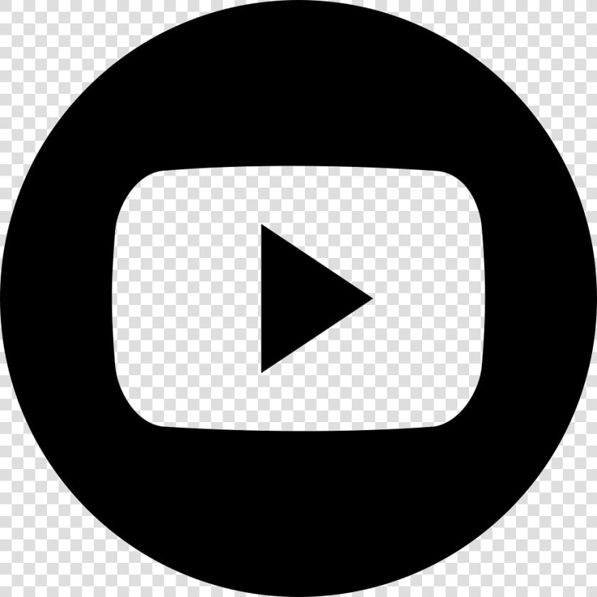 Social Youtube Circle   Black Youtube Logo Png  Transparent PngTransparent PNG