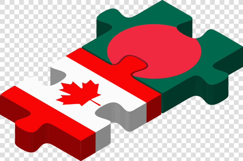 Canada bangladesh   Kenya And Canada Flags  HD Png DownloadTransparent PNG