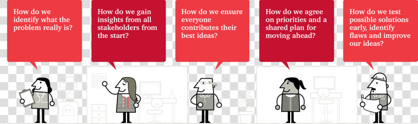 Five Lumatic Characters Asking Five Questions   Innovation Programs  HD Png DownloadTransparent PNG