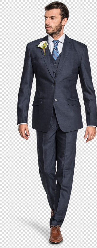 Black Suit With Blue Pinstripes  HD Png DownloadTransparent PNG