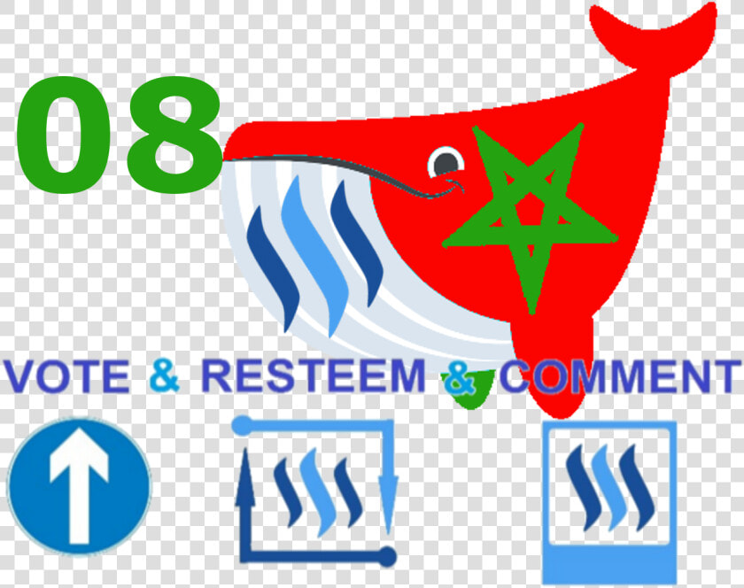 Morwhale Logo Final 08   Follow Upvote Resteem Steemit  HD Png DownloadTransparent PNG