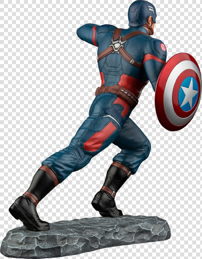 Captain America Statue Action Figure   Statue Figure Captain America  HD Png DownloadTransparent PNG