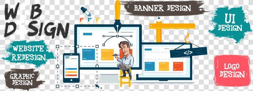 Transparent Web Designing Png   Creative Web Site Banner Design  Png DownloadTransparent PNG