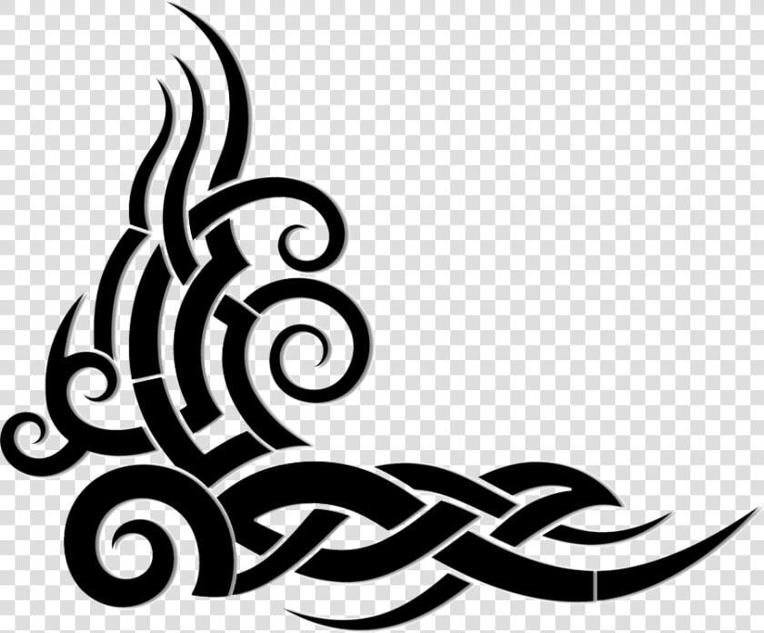 Tribal Wave Black   Tribal Wave  HD Png DownloadTransparent PNG