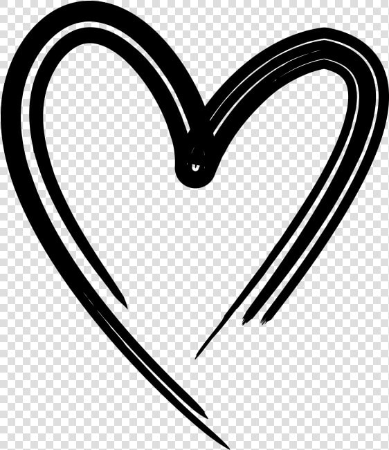 Hand Drawn Line Png  hand Drawn Heart  Transparent PngTransparent PNG