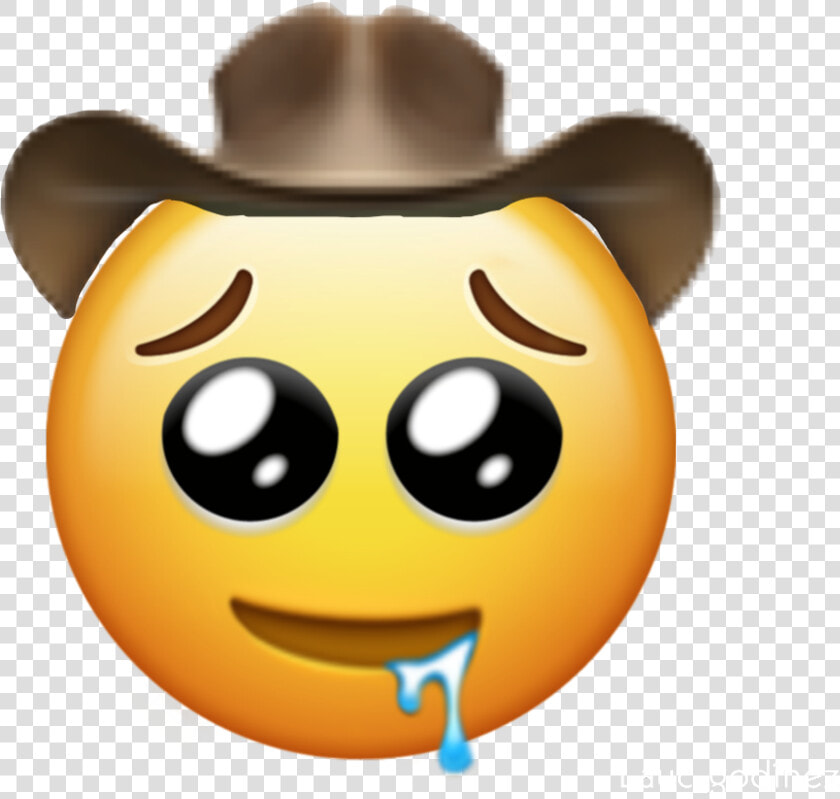  vaquero  emoji  iphone  sad  edit  iconic  mas  color   Old Town Road Emoji  HD Png DownloadTransparent PNG