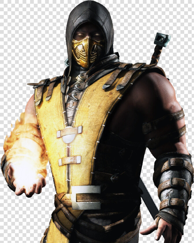 Transparent Mortal Kombat X Logo Png   Mortal Kombat Scorpion Render  Png DownloadTransparent PNG