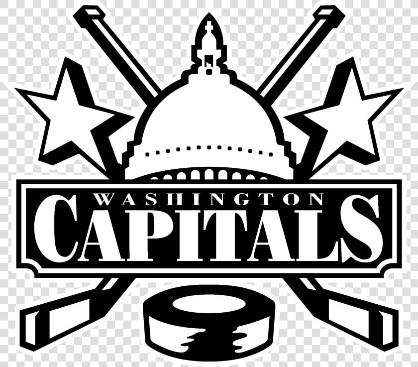 Washington Capitals Logo Black And White   Black Washington Capitals Logo  HD Png DownloadTransparent PNG