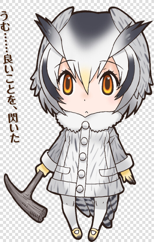 Japari Library   Northern White Faced Owl Kemono Friends  HD Png DownloadTransparent PNG