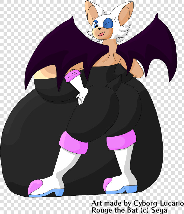 Big Rouge   Sonic Characters With Thick Boobs  HD Png DownloadTransparent PNG