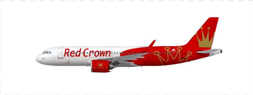 Red Crown Airbus A320neo   Boeing 737 Next Generation  HD Png DownloadTransparent PNG