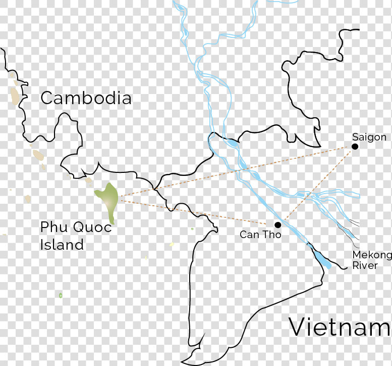 Saigon  amp  Mekong Delta Discovery Route   Atlas  HD Png DownloadTransparent PNG