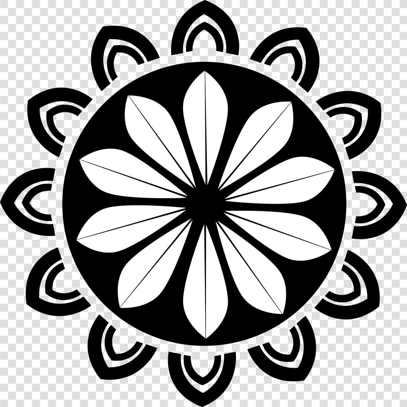 Diwali Rangoli Clipart Black And White  HD Png DownloadTransparent PNG