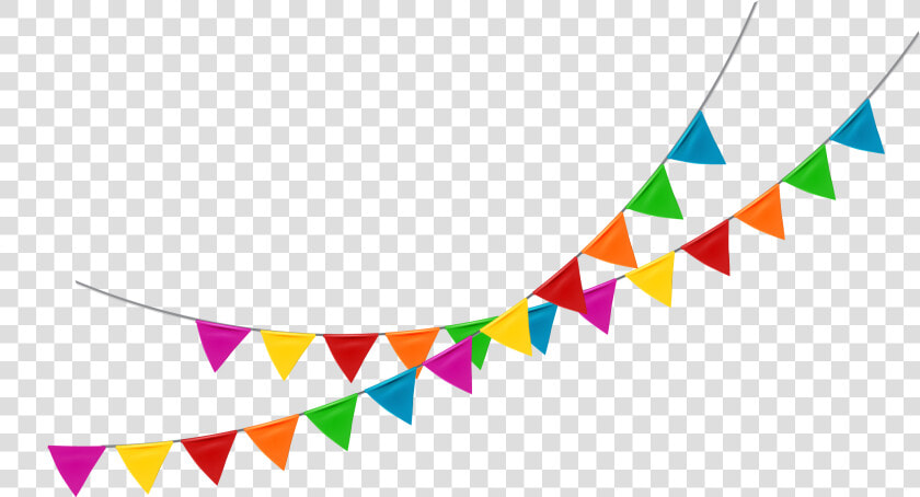 Flag Banner Pennon Bunting   Colorful Flag Banner Png  Transparent PngTransparent PNG