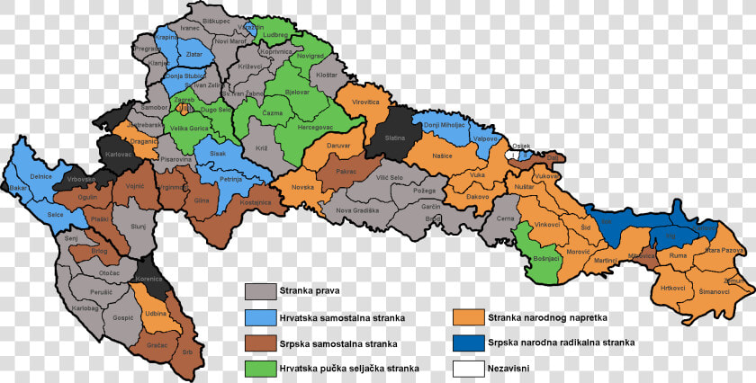 Croatian Parliamentary Election Results 1911   Croatian Local Elections Results  HD Png DownloadTransparent PNG