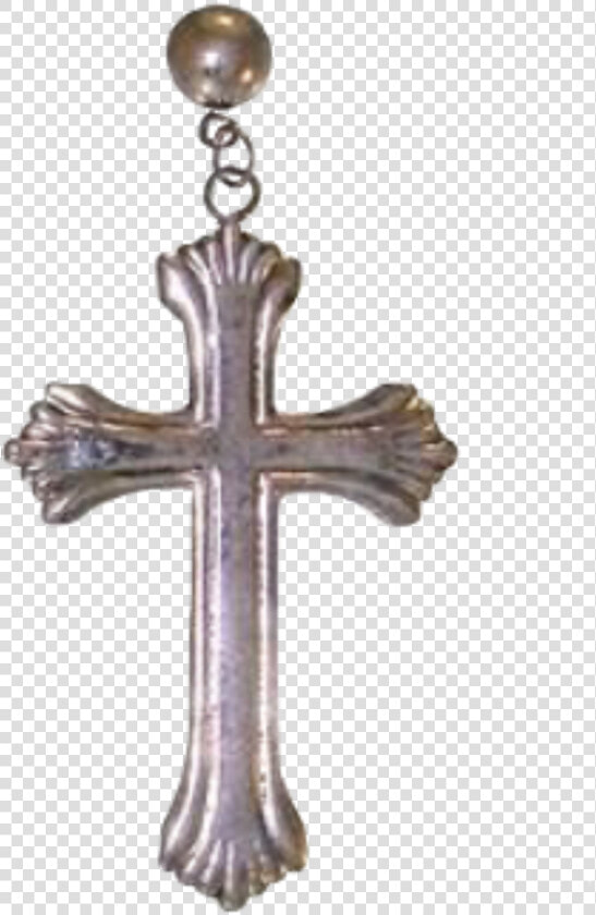  cross  silverchain  gothic   Ukiran Salib  HD Png DownloadTransparent PNG