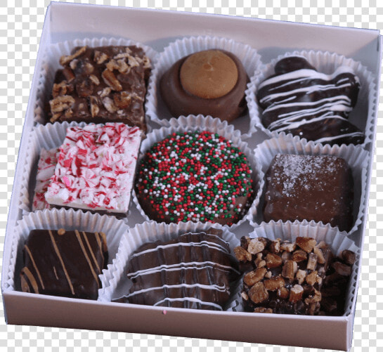 Christmas Assorted Chocolate Box 1 2 Lb   Giri Choco  HD Png DownloadTransparent PNG