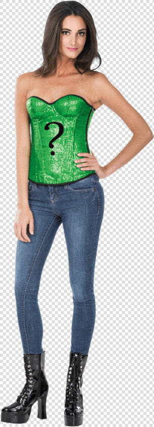 Riddler Female Costume  HD Png DownloadTransparent PNG