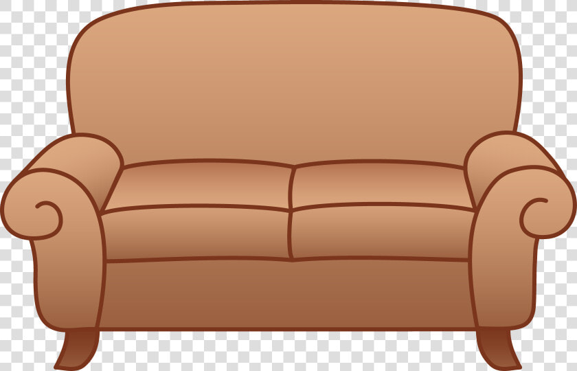 Clip Art Couch Transparent Brown   Couch Clipart  HD Png DownloadTransparent PNG