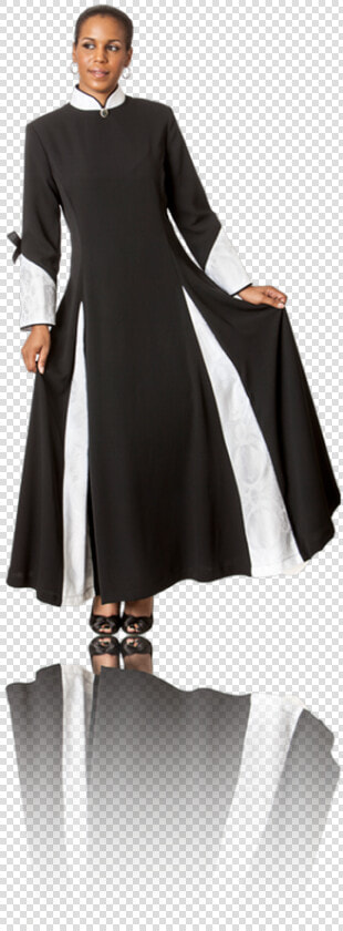 Womens Black And White Clergy Robes  HD Png DownloadTransparent PNG