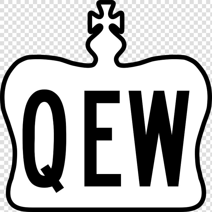 Queen Elizabeth Way  Highway  Ontario  Road  Traffic   Queen Elizabeth Way Logo  HD Png DownloadTransparent PNG