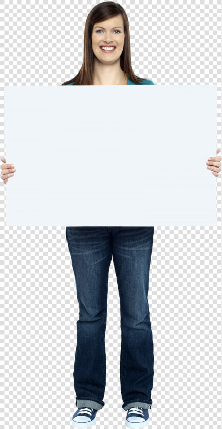 Girl Holding Banner Png Image   Girl  Transparent PngTransparent PNG