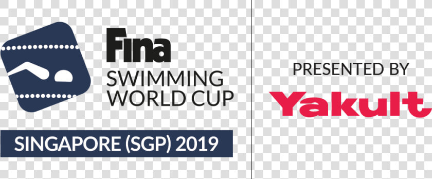 Fina Swc 2019 Logo W Yakult Horizontal   Fina Swimming World Cup Logo  HD Png DownloadTransparent PNG