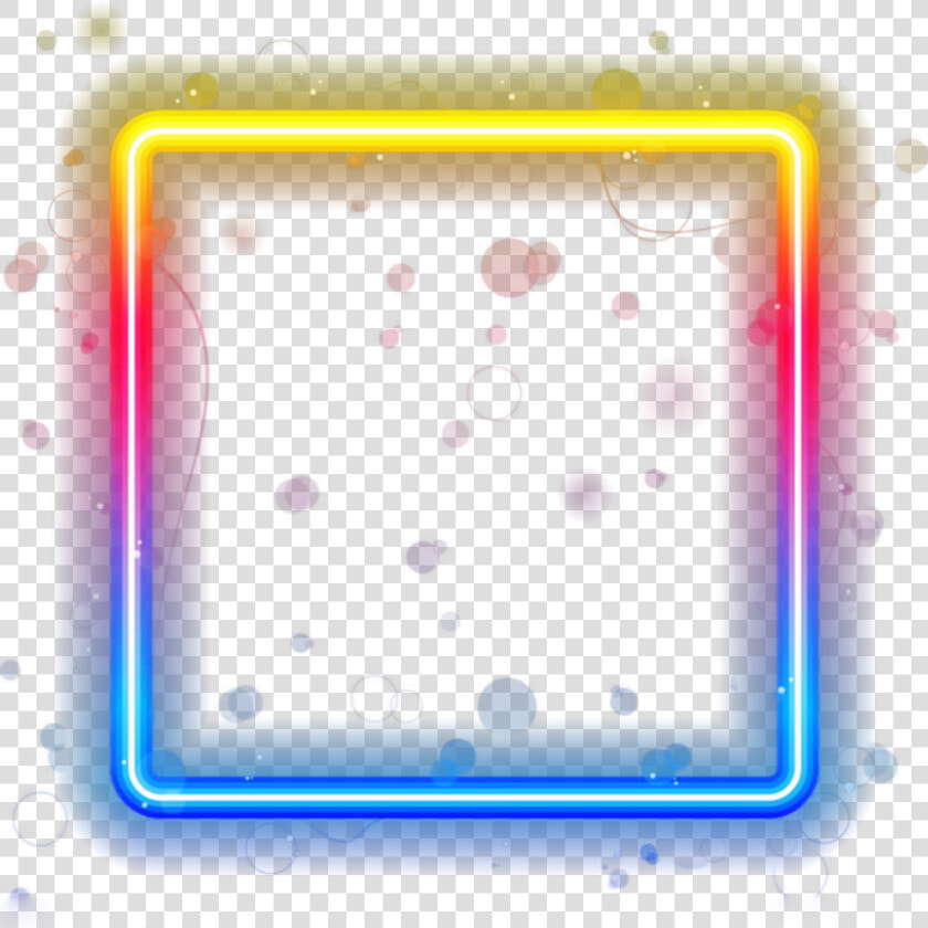 Transparent Rectangulos Png   Neon Square Border Images Transparent Background  Png DownloadTransparent PNG