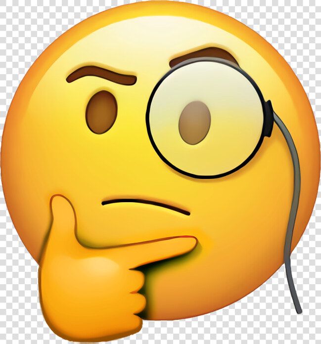 Rich Thinking Emoji   Thinking Face Emoji Transparent Background  HD Png DownloadTransparent PNG