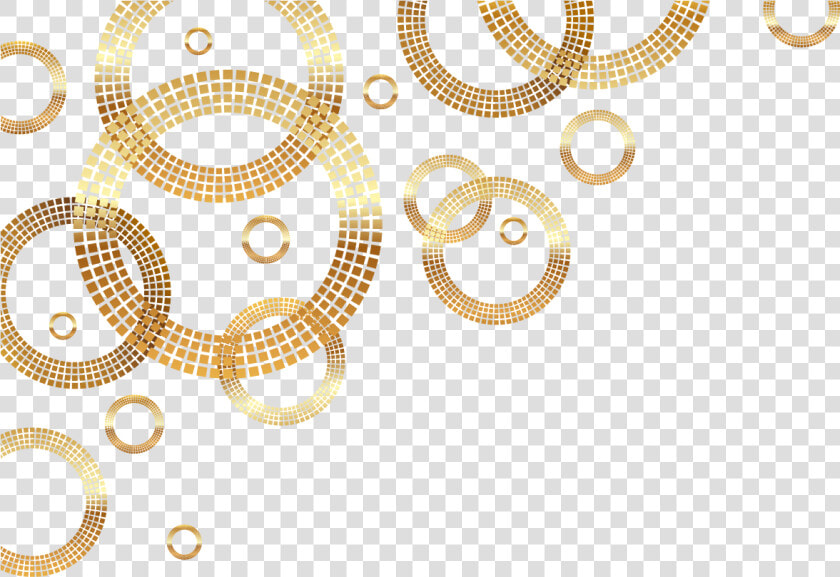 Golden Gold Euclidean Vector Circle Ring Clipart   Gold Circle Border  HD Png DownloadTransparent PNG