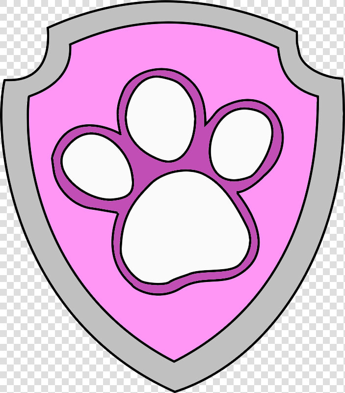 Paw Clipart Paw Patrol   Paw Patrol Paw Badge  HD Png DownloadTransparent PNG