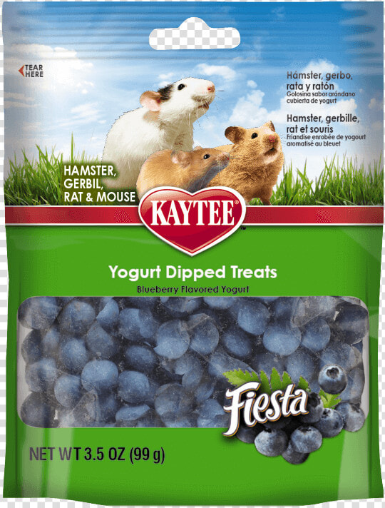 Kaytee Fiesta Blueberry Flavor Yogurt Dipped Treats   Hamster Food Kaytee Treats  HD Png DownloadTransparent PNG