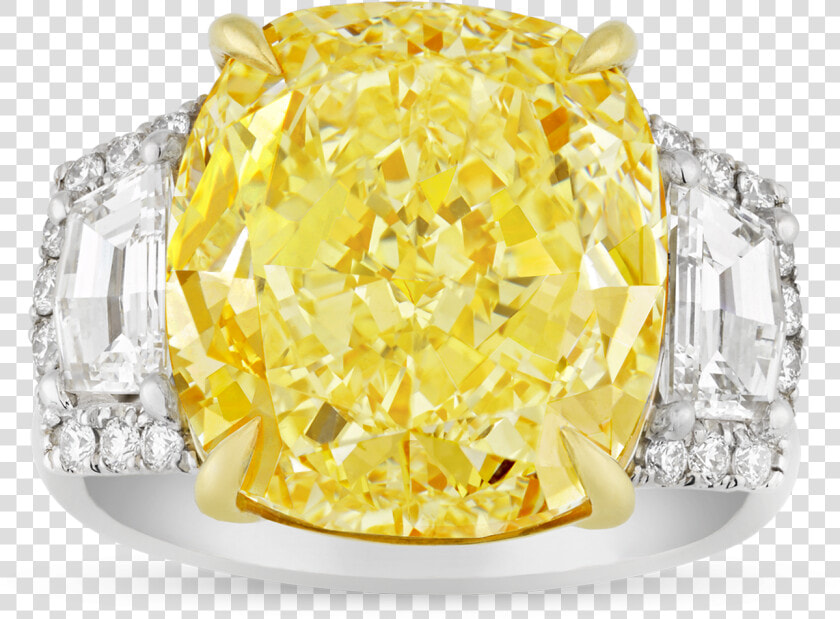 Fancy Yellow Diamond Ring    Engagement Ring  HD Png DownloadTransparent PNG