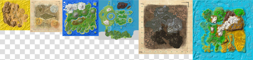 Ark Map Size Comparison  HD Png DownloadTransparent PNG