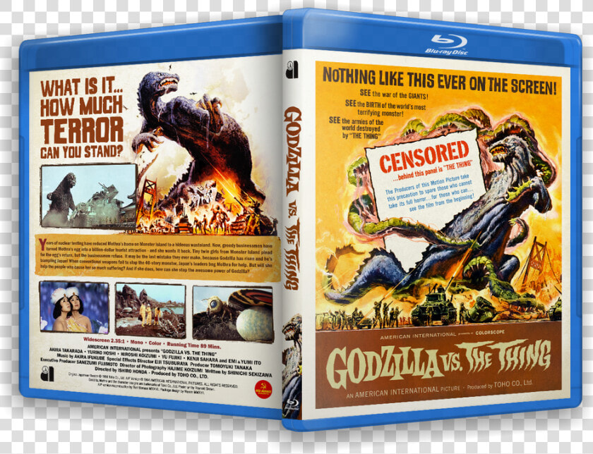 Blu Ray Godzilla 1954 Cover Custom  HD Png DownloadTransparent PNG