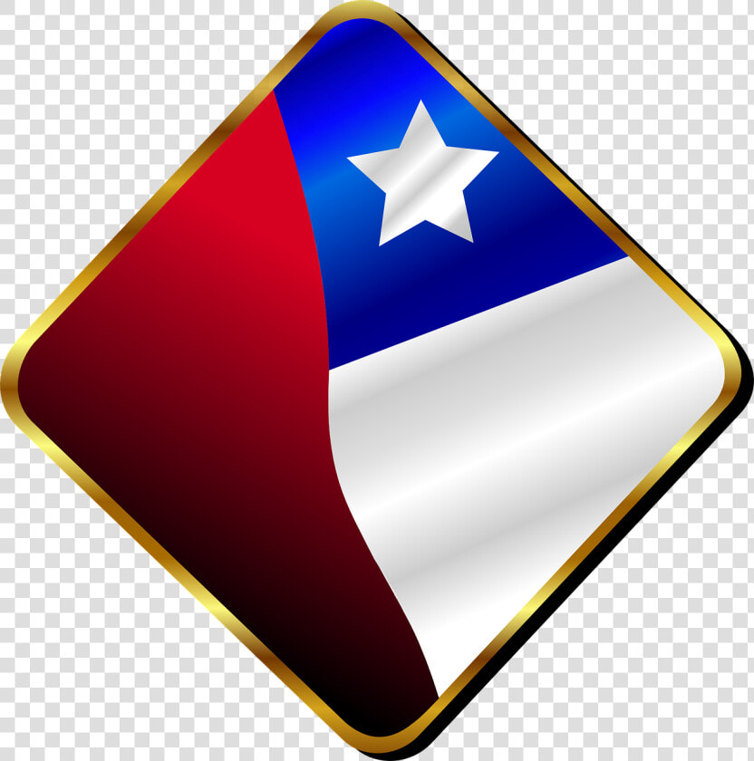 Chile Chilean Chili Free Picture   Red And Blue Flag Country With Star  HD Png DownloadTransparent PNG