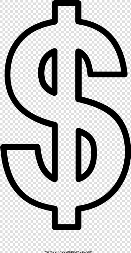 Dollar Coloring Page   Regression Testing Icon  HD Png DownloadTransparent PNG